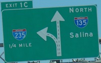 I-135 Exit 1C, KS