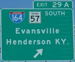 I-64 Exit 29A, IN
