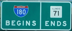 Southern end I-180, IL