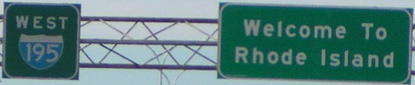 Entering RI I-195 West