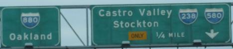 Jct. I-238 Castro Valley