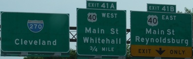I-270 Exit 41 at US 40