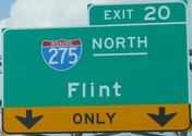 Southern terminus from I-75 North