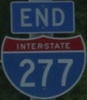 Eastern terminus I-277