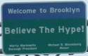 Entering Brooklyn WB/SB