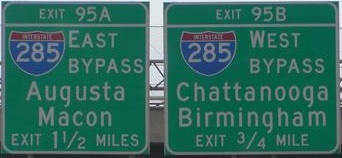 I-85 South Exit 95A