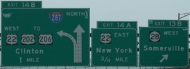 I-287 Exit 13B, NJ