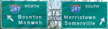 Exit from I-80 NJ