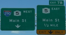 I-290 Exit 7B, Williamsville