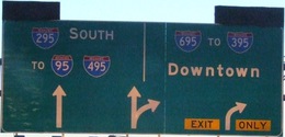 I-295 South in DC