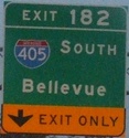 Northern terminus, I-5 Exit 182