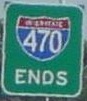 northern/eastern terminus at I-70