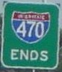 northern/eastern terminus at I-70