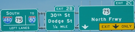 I-480 Exit 2C, NE