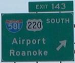 I-81 Exit 143, Roanoke, VA