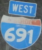 Near eastern end I-691