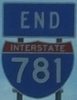 I-781 eastern terminus