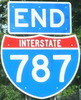 Southern end I-787