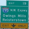 I-695 Exit 19 north of Baltimore, MD