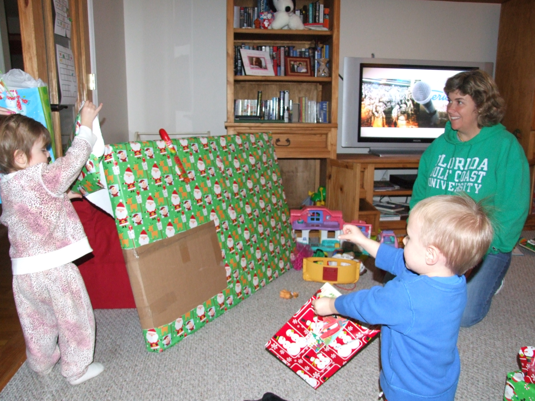 Christmas exchange late january gift larger presents round last Late Christmas Gift Exchange - January 15, 2012