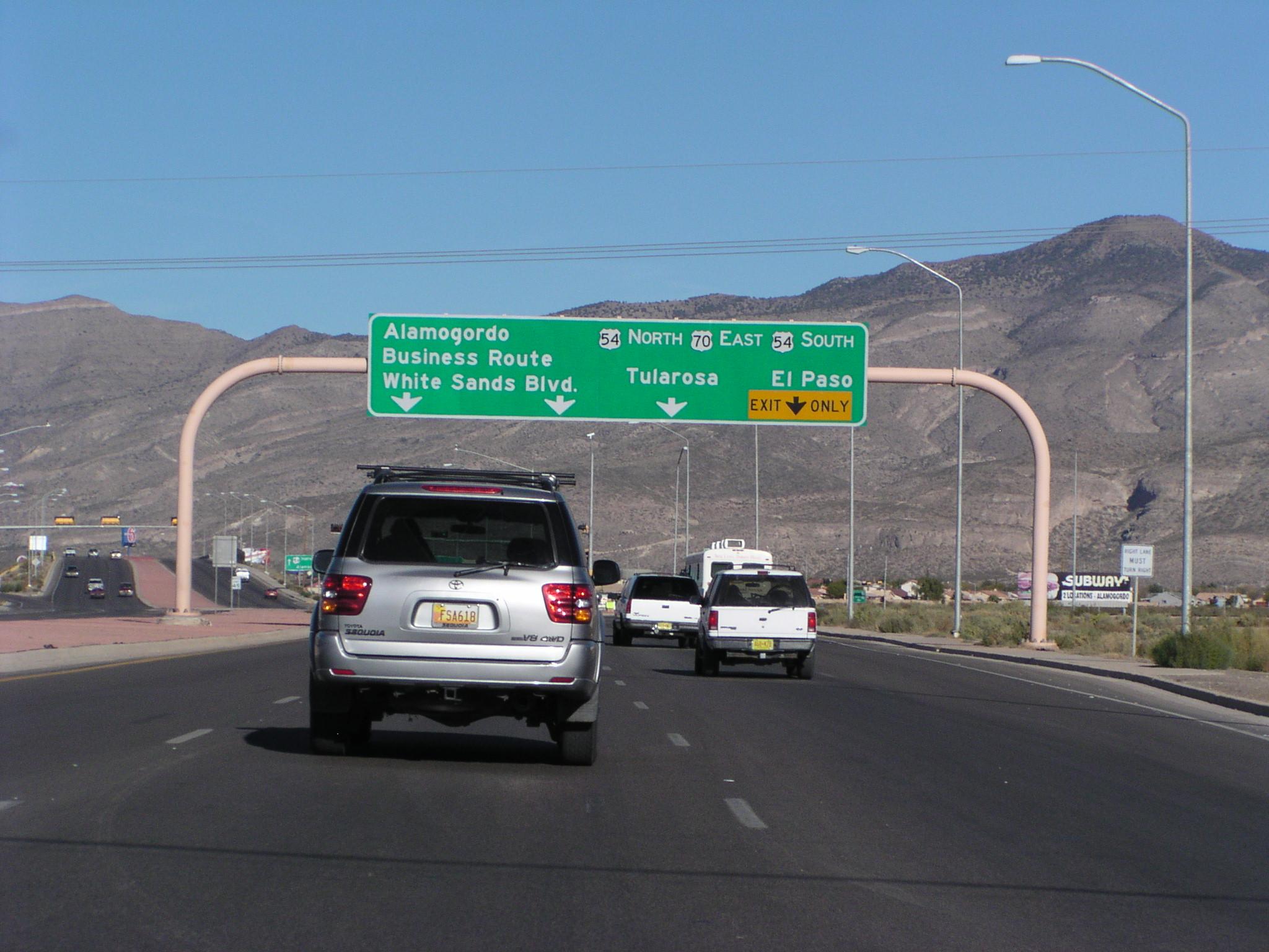 El Paso, Texas, to Albuquerque, New Mexico November 8, 2003