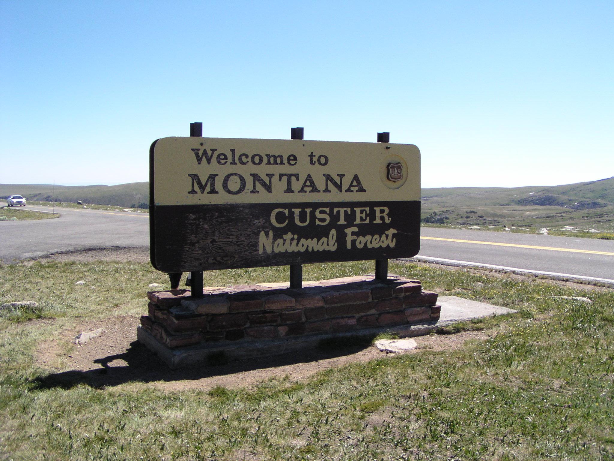 Montana/Wyoming Border on US 212 July 14, 2003