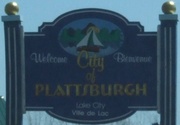 Entering Plattsburgh eastbound