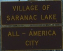 Eastbound into Saranac Lake