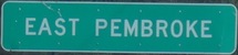 EB into East Pembroke