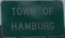Entering Hamburg westbound