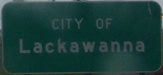 Entering Lackawanna westbound