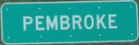 Entering Pembroke WB