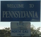 Entering PA westbound