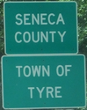 WB into Seneca County/Tyre