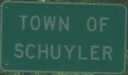 Westbound into Schuyler