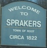 Entering Sprakers eastbound