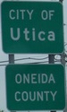 Entering Utica westbound