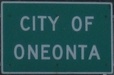 Westbound into Oneonta