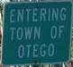 WB into Town of Otego