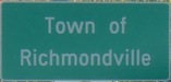 WB into Town of Richmondville