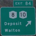 NY 17 Exit 84, Deposit