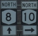 NY 8/NY 10 split, Stilesville