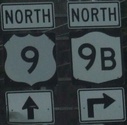 US 9, Chazy, southern terminus