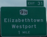 I-87 Exit 31, Elizabethtown