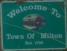 Southbound into Milton
