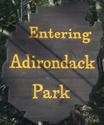 Entering Adirondack Park