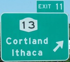 I-81 Exit 11, Cortland