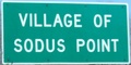 Entering Sodus Point northbound