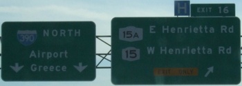I-390 Exit 16, Rochester