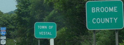 EB into Broome County